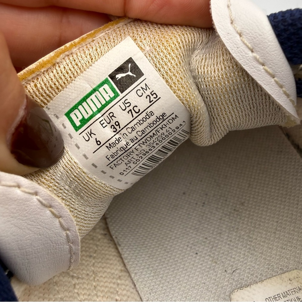 Puma Roma Classic 354259 41 Sneakers Men's White Gum Casual Shoes Sz 7 Retro - Picture 12 of 15